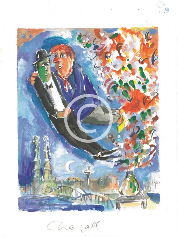 Gerda Laufenberg: Chagall fliegend