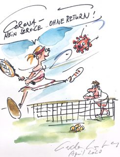 Tennis: Corona, mein Service - ohne Return