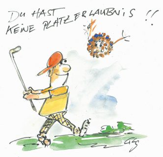 Corona-Golfer- Gerda Laufenberg