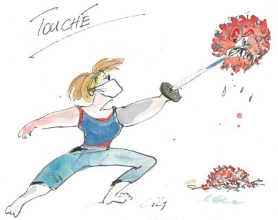 Gerda laufenberg: Corona - Fechterin
